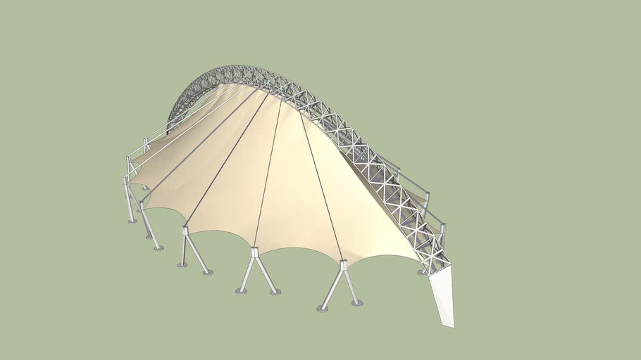 Three Dimensional Tensile Structure